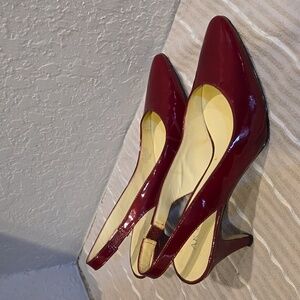 Anne Klein Heels. Size 10. Burgundy